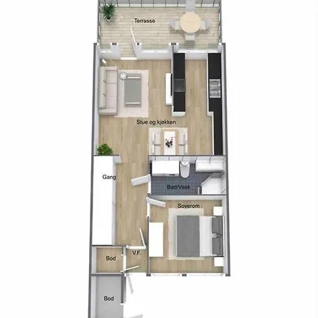 Apartment Med 1 Soverom Tromsø
